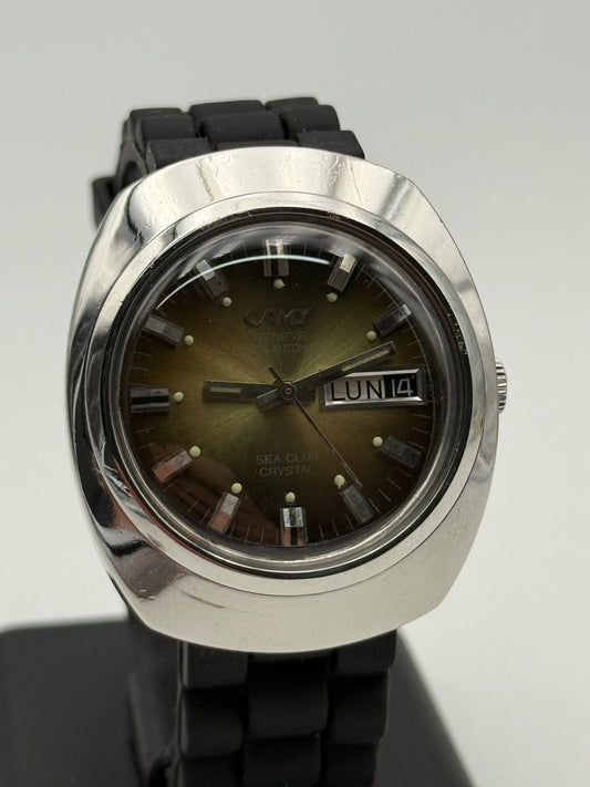 camy sea club automatic swiss vintage diver steel 37mm
