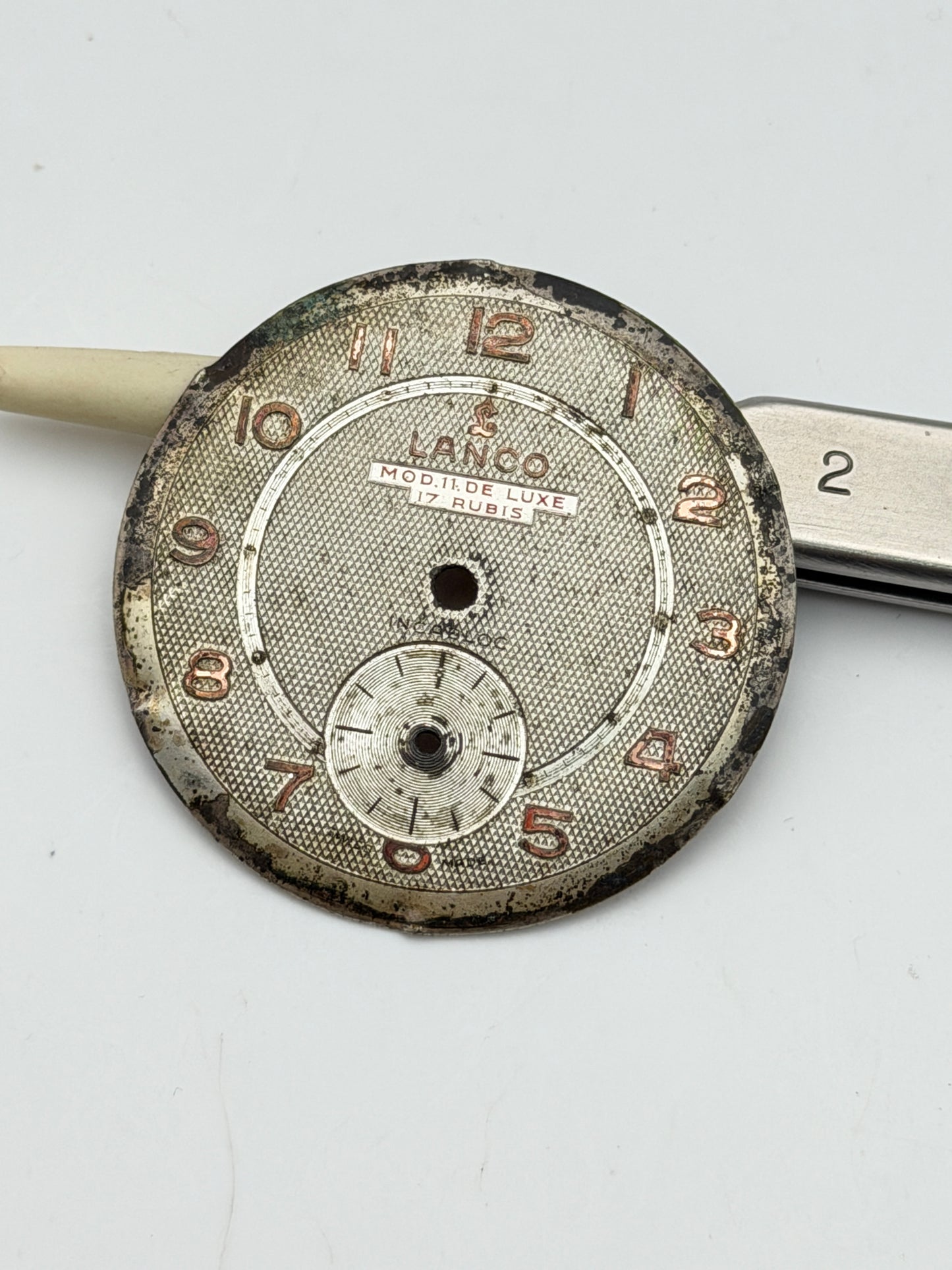 lanco 33.2mm dial quadrante