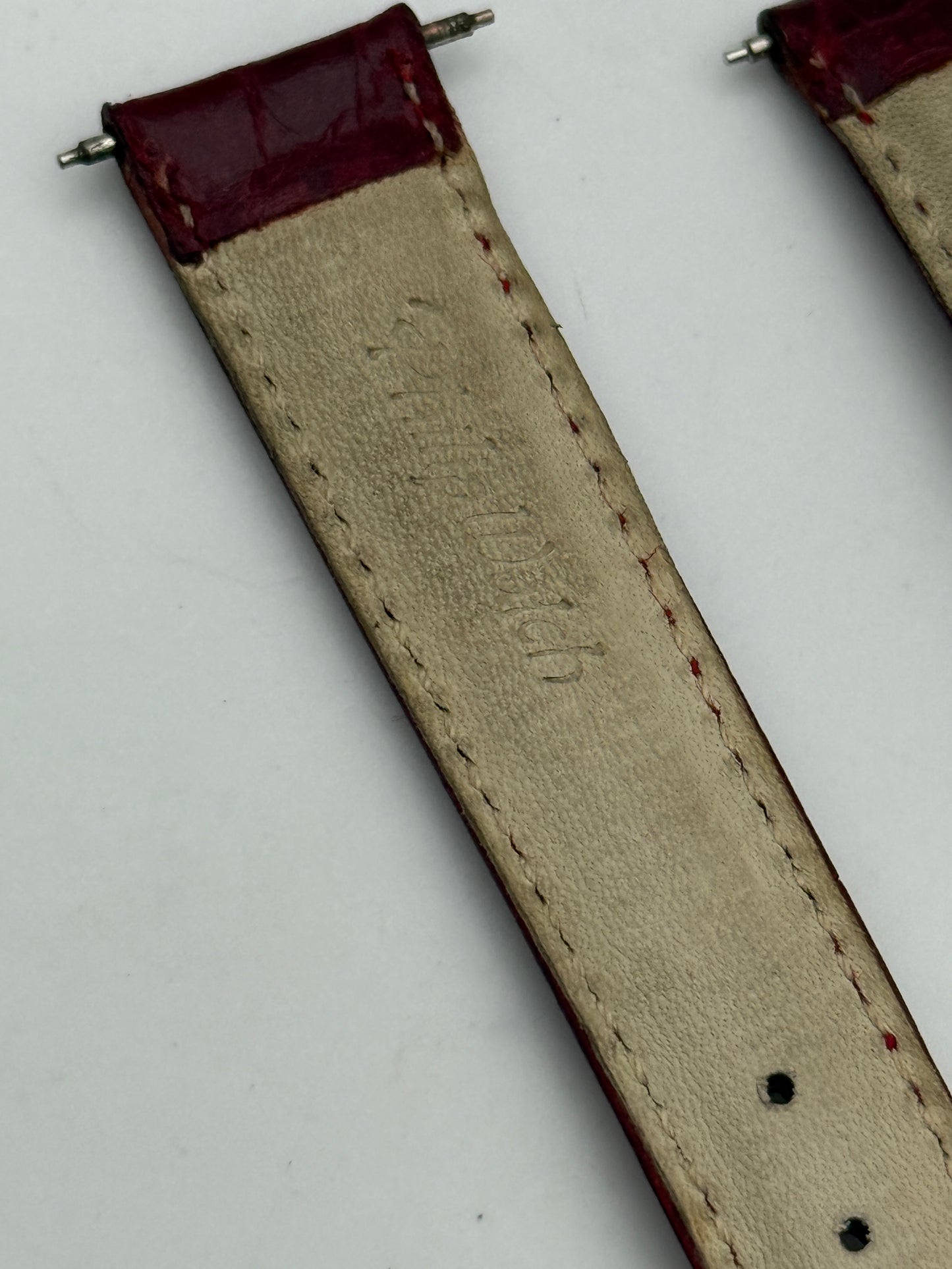 philip watch 16mm cinturino strap leather