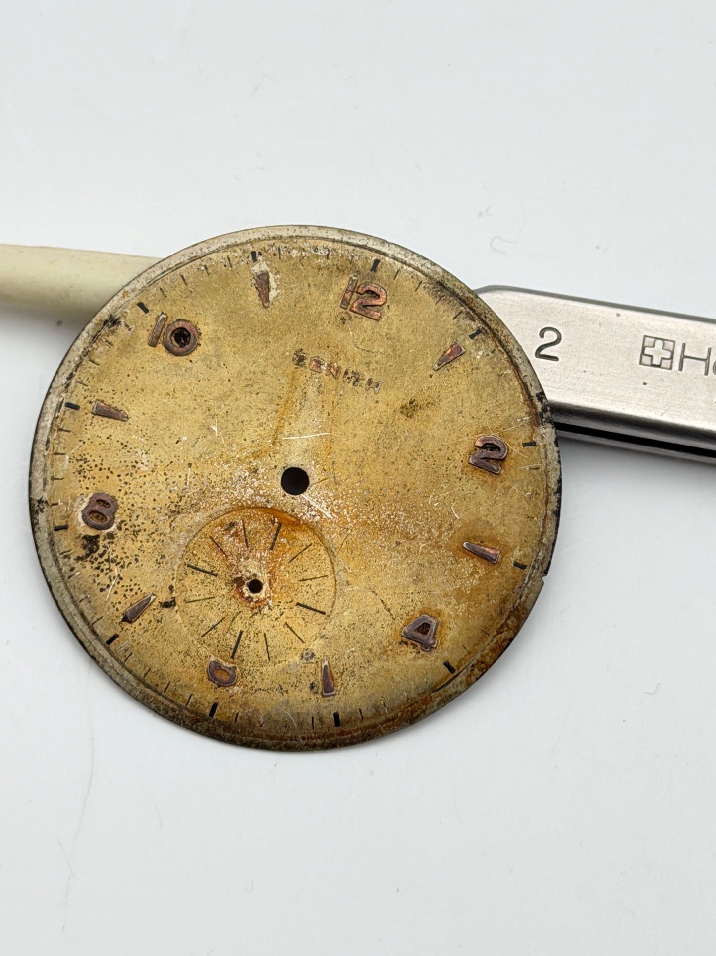 zenith 34.3mm dial quadrante
