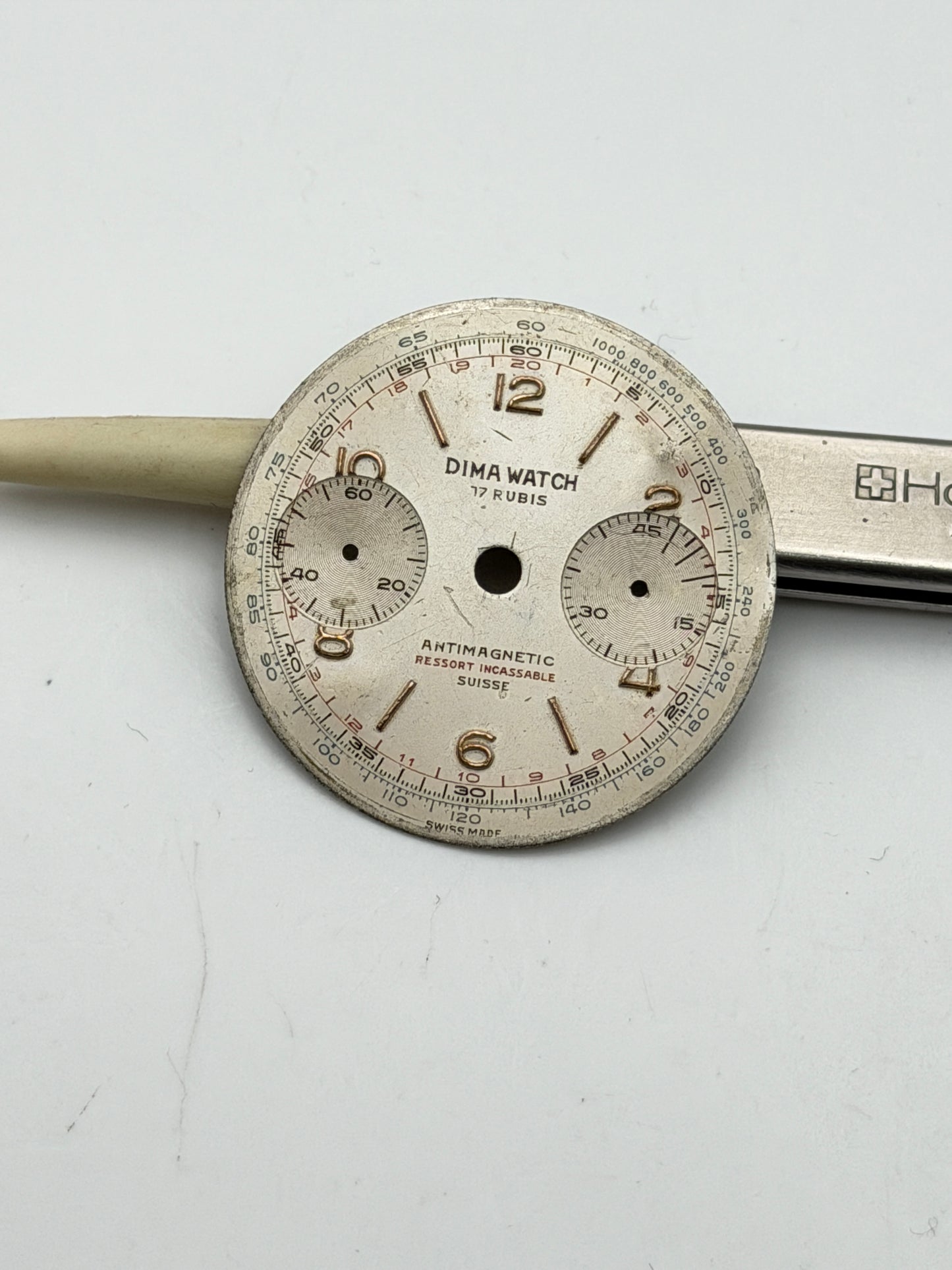 dima watch chrono 29.5mm dial quadrante