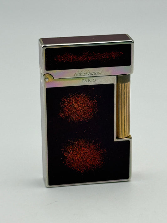 s.t. dupont Chinese laque red stardust  lacca cinese polvere di stelle