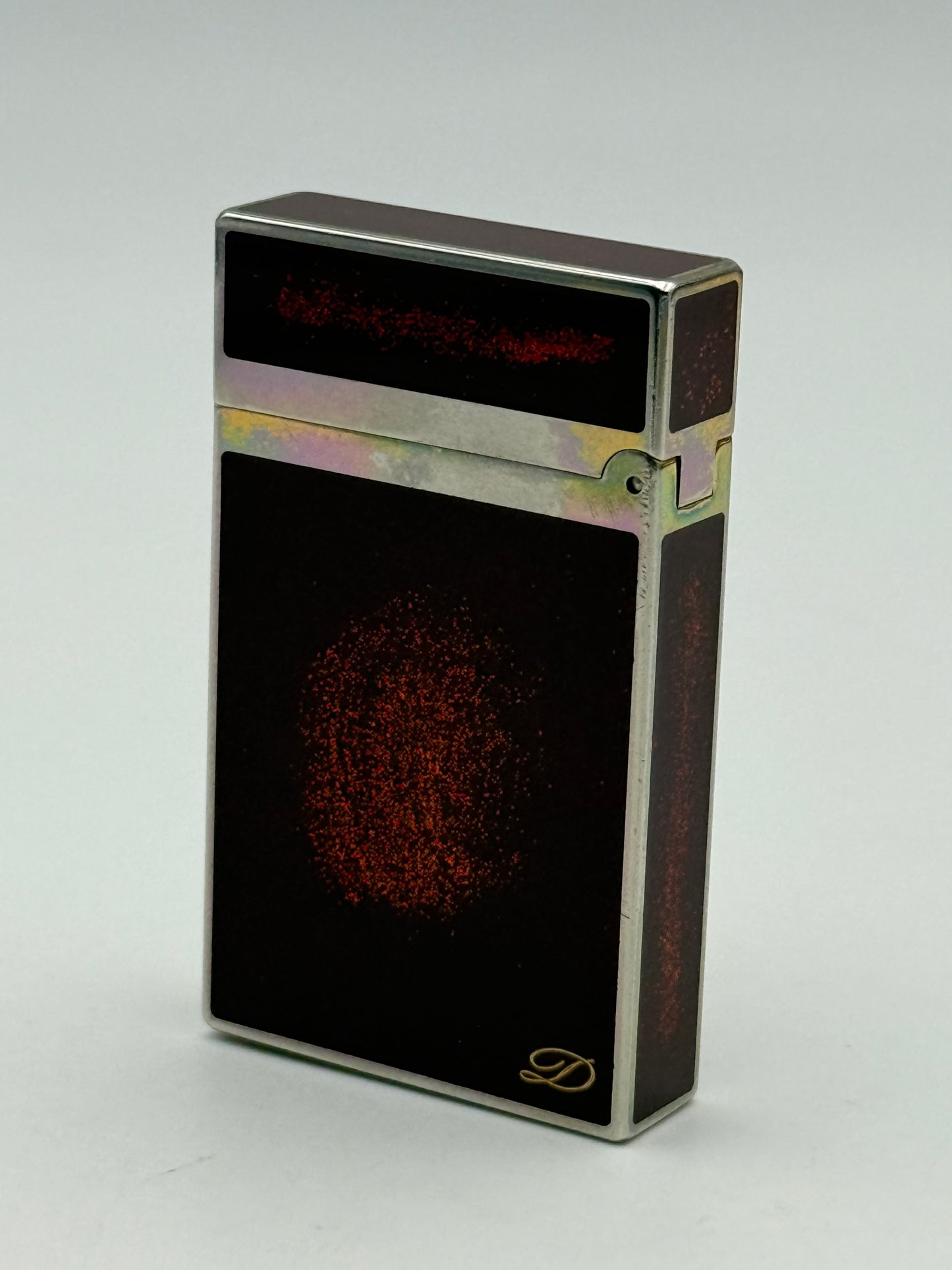 s.t. dupont Chinese laque red stardust  lacca cinese polvere di stelle