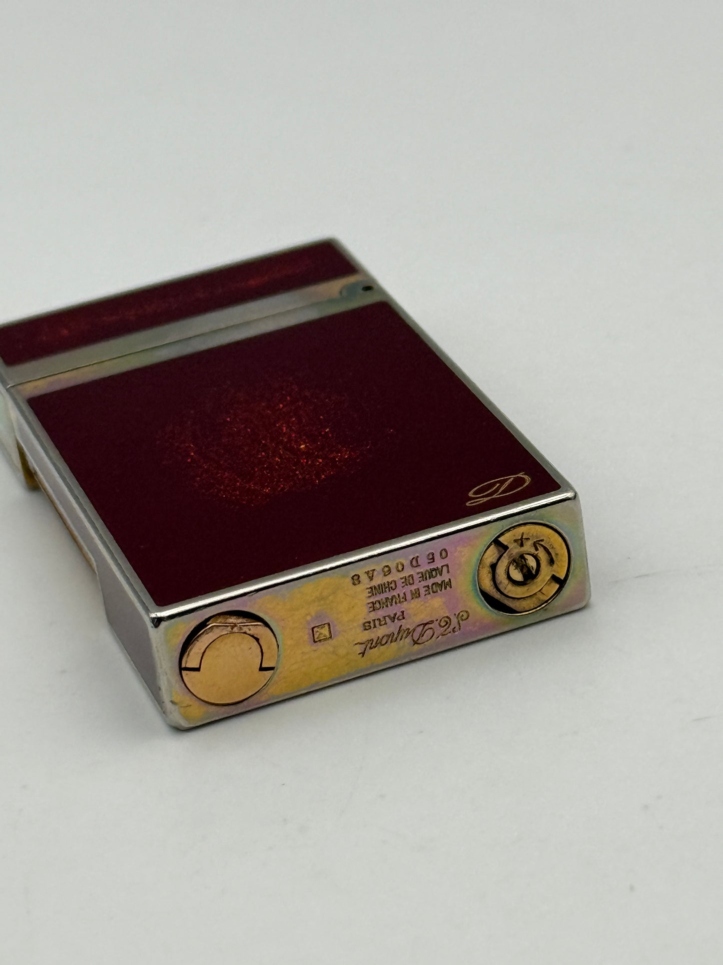 s.t. dupont Chinese laque red stardust  lacca cinese polvere di stelle