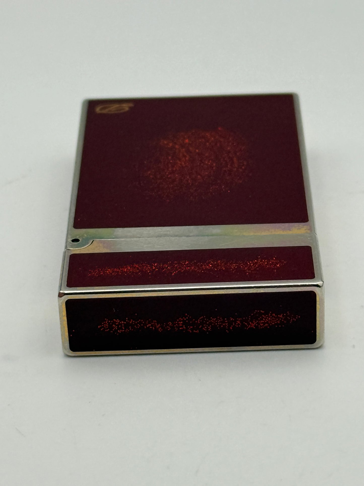 s.t. dupont Chinese laque red stardust  lacca cinese polvere di stelle