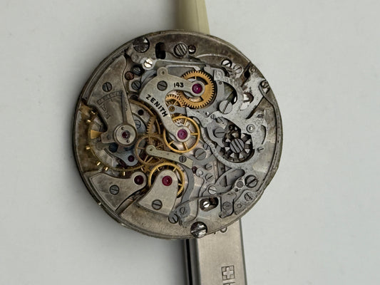 zenith excelsior park 143 chronograph movement movimento rare vintage