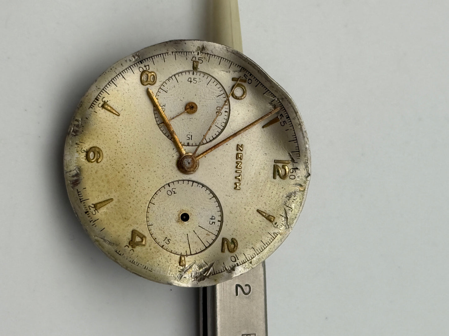 zenith excelsior park 143 chronograph movement movimento rare vintage