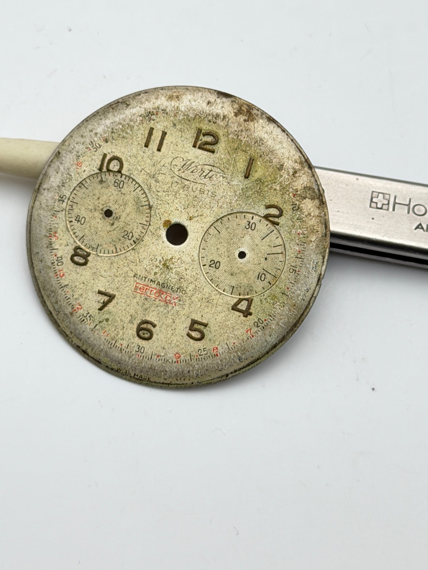 wertex chrono 33.5mm dial quadrante