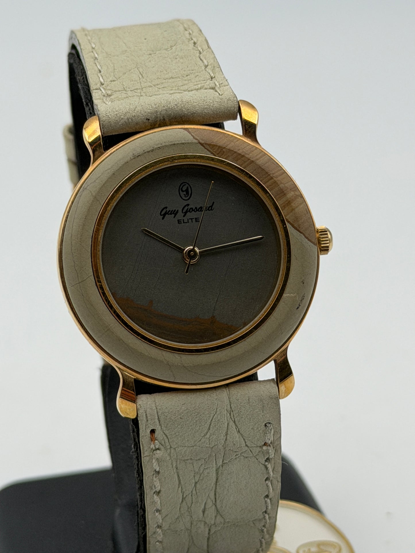 guy gosard elite watch vintage 33mm nos nuovo