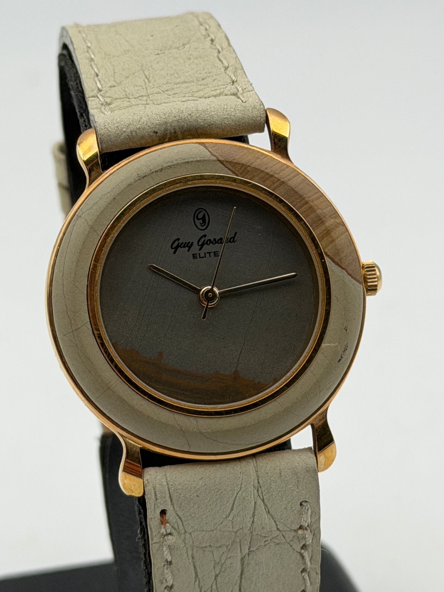 guy gosard elite watch vintage 33mm nos nuovo