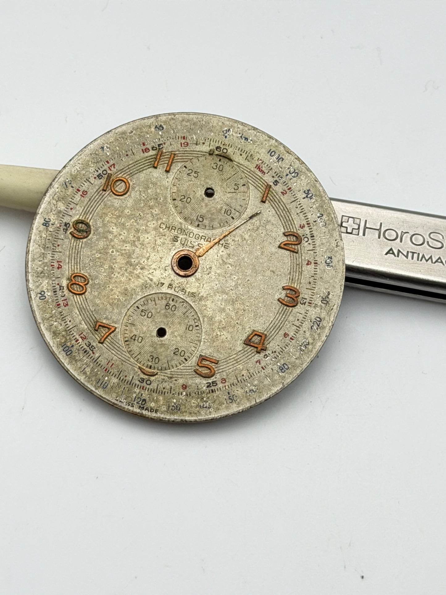 chronographe suisse 34.4mm dial quadrante