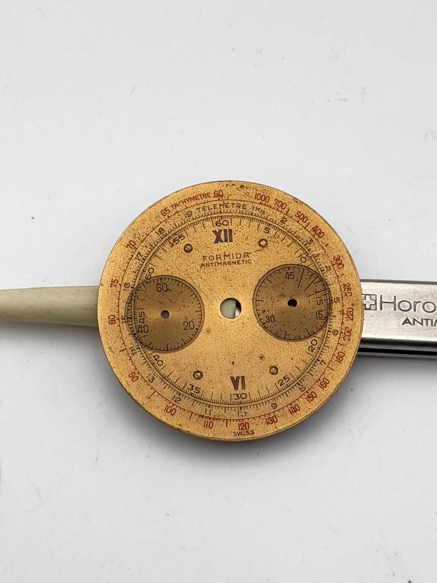 chronographe suisse 34.2mm dial quadrante