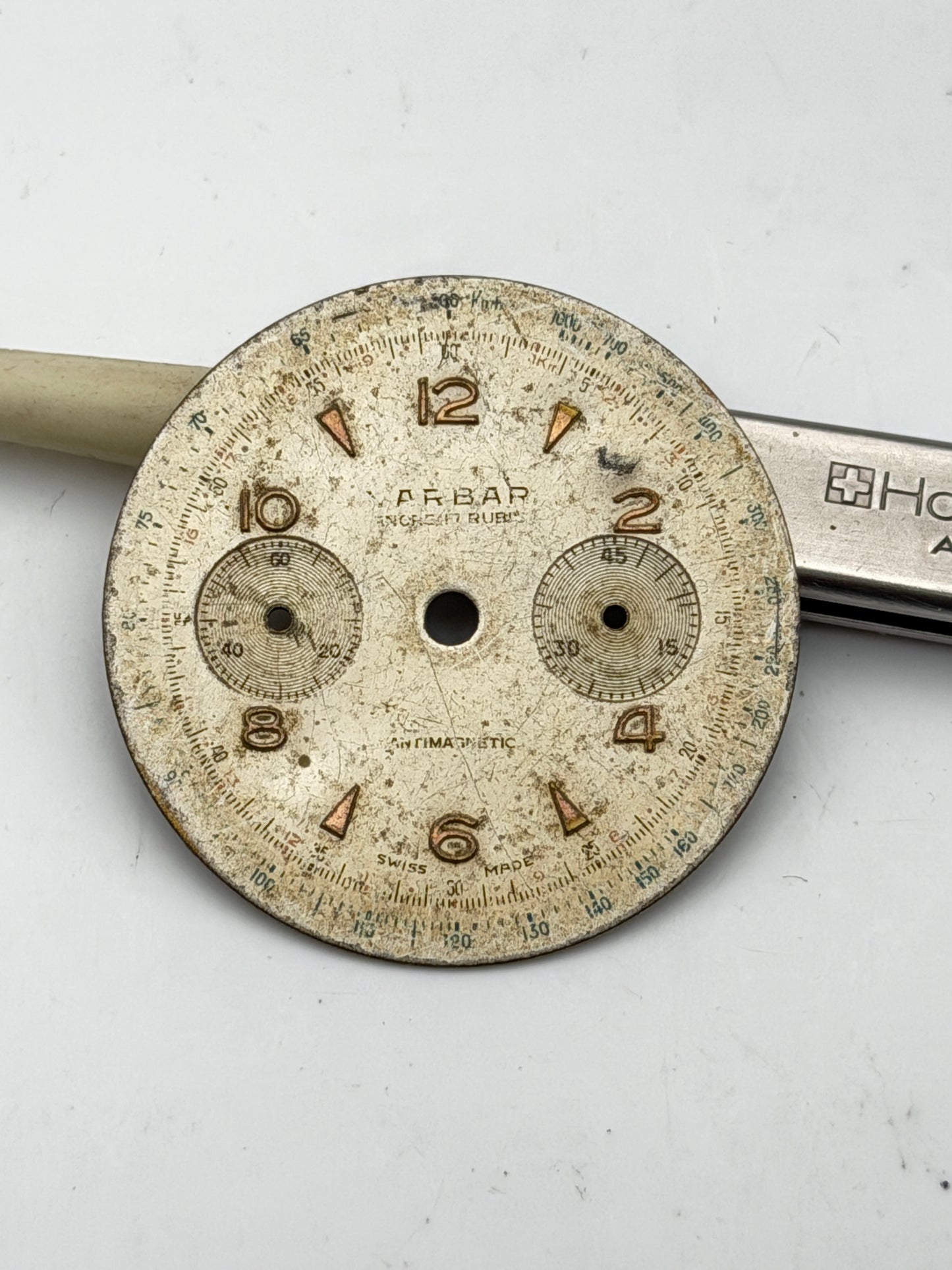 arbar 32.5mm chrono dial quadrante