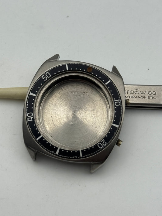 cassa case diver doppia corona 37-2835mm brevet double crown vintage