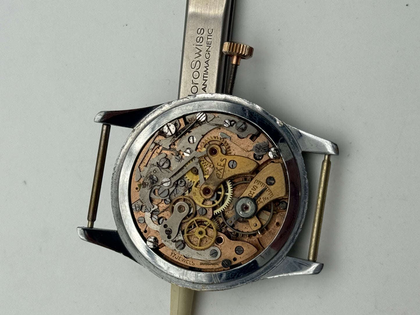 landeron 188 moonphase project 38mm chronograph vintage movement movimento