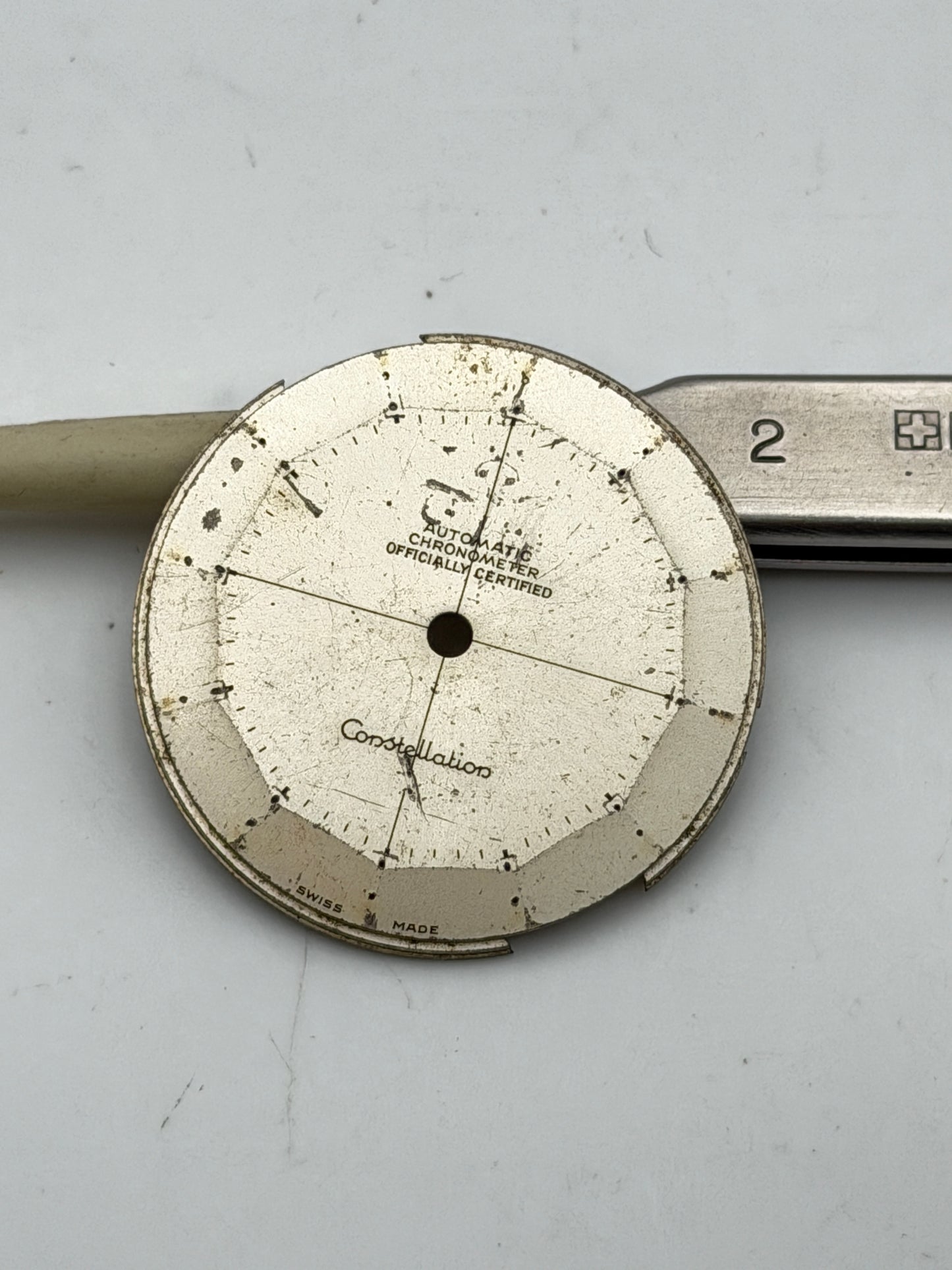omega constellation chronometre 29mm dial quadrante