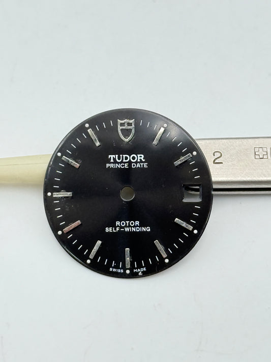 tudor prince date rotor 27mm eta 2824-2 dial quadrante black