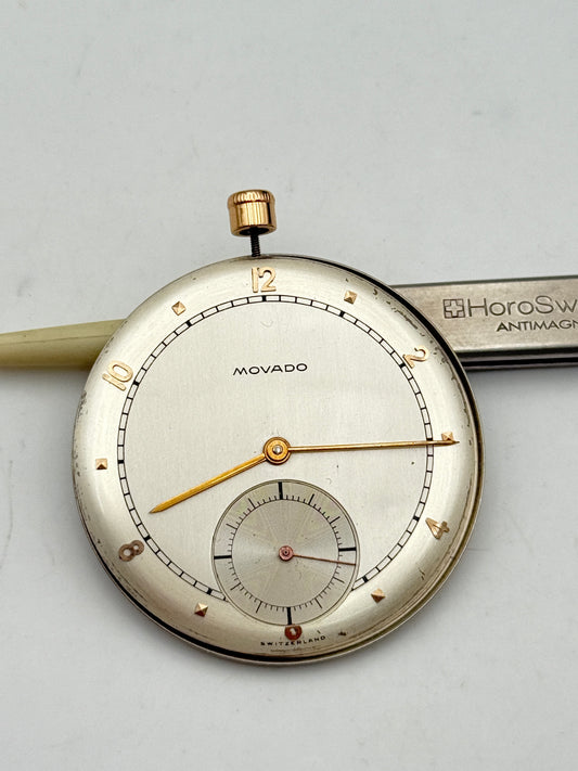 movado 540 40.3mm movement movimento rare