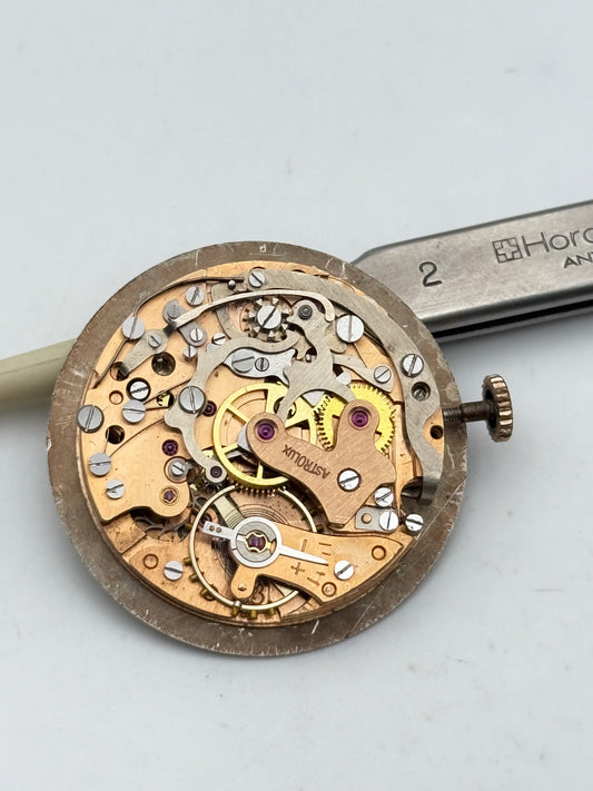 astrolux valjoux 92 chronograph movement movimento
