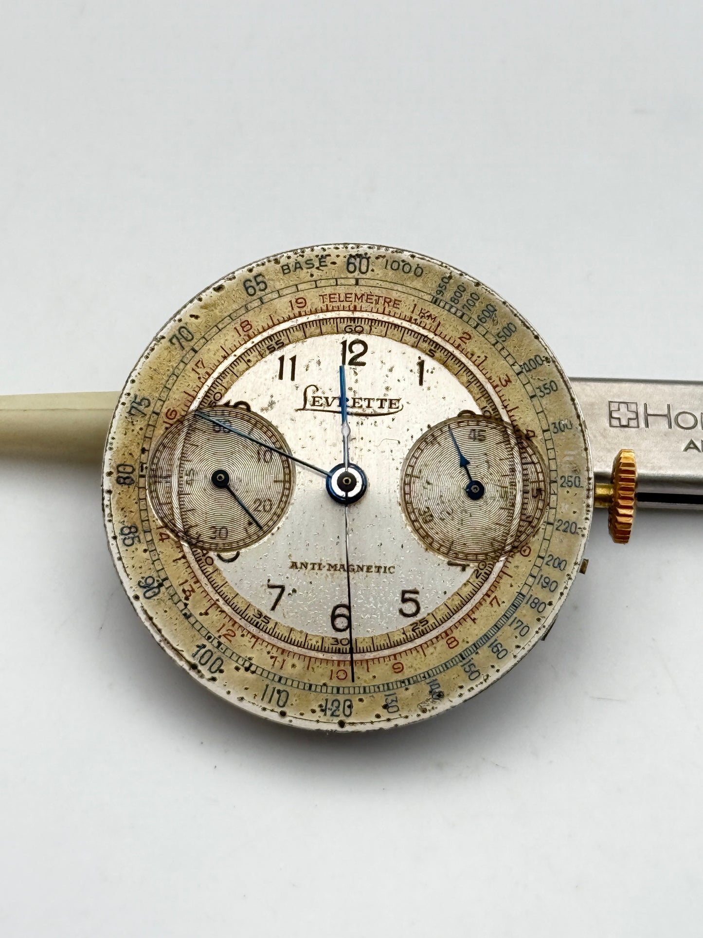 levrette landeron 39 33,5mm chronograph movement movimento