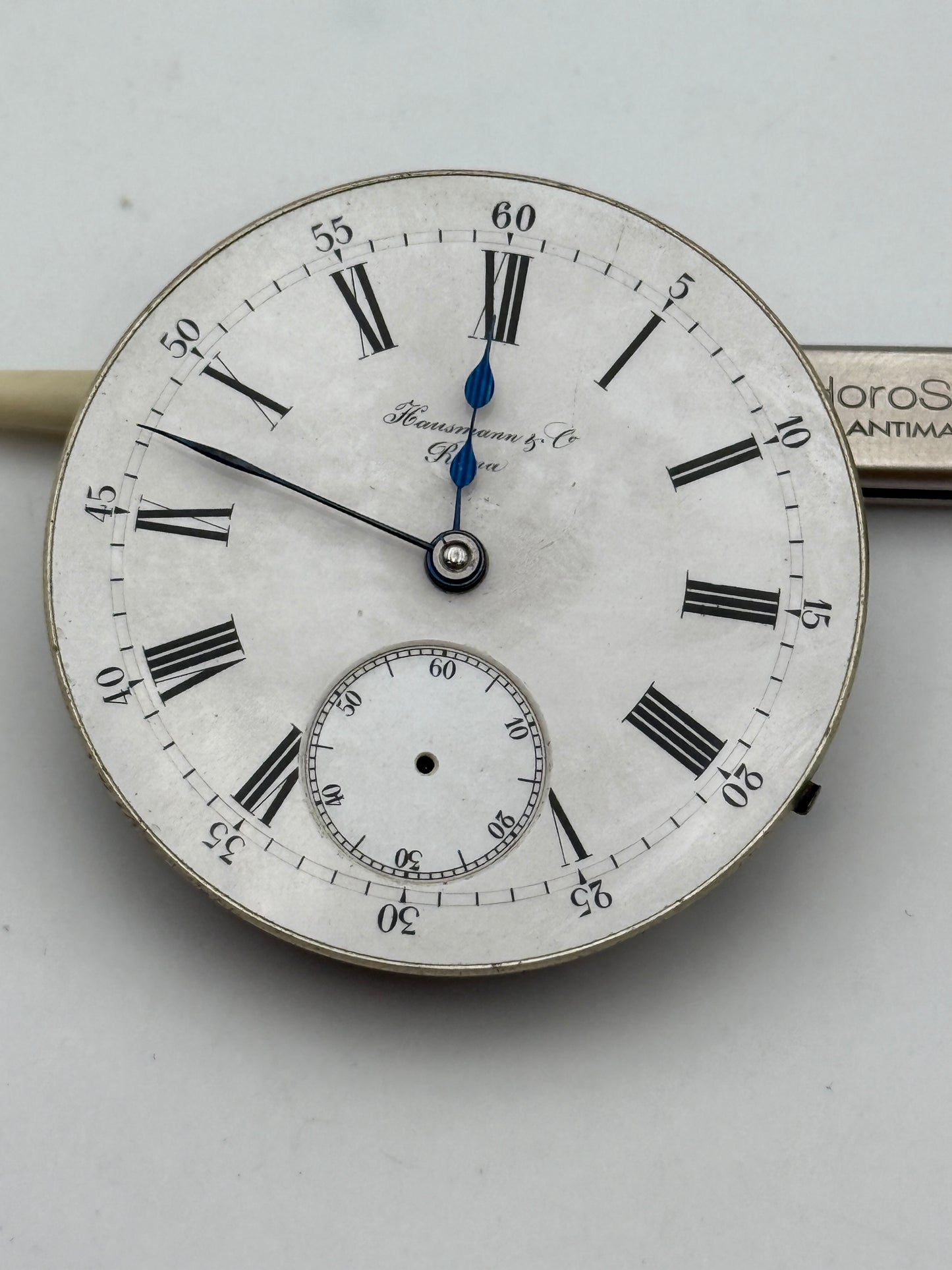 hausmann e co ripetizione repetition pocket watch movement movimento 45,8mm