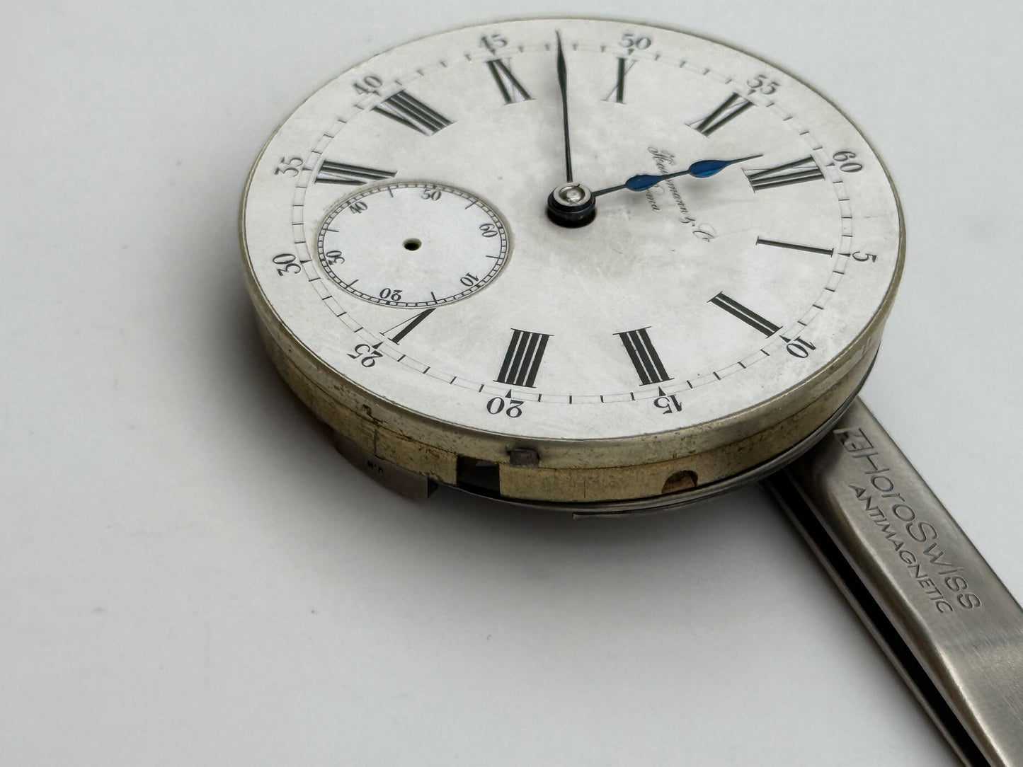 hausmann e co ripetizione repetition pocket watch movement movimento 45,8mm
