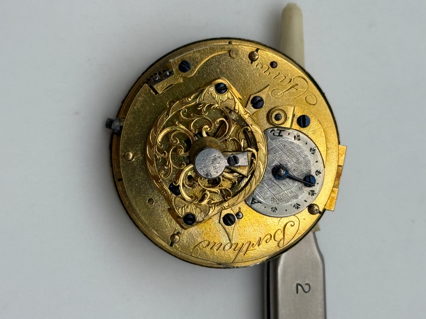 berthoud paris serpentaine chain watch pocket watch movement movimento 32mm