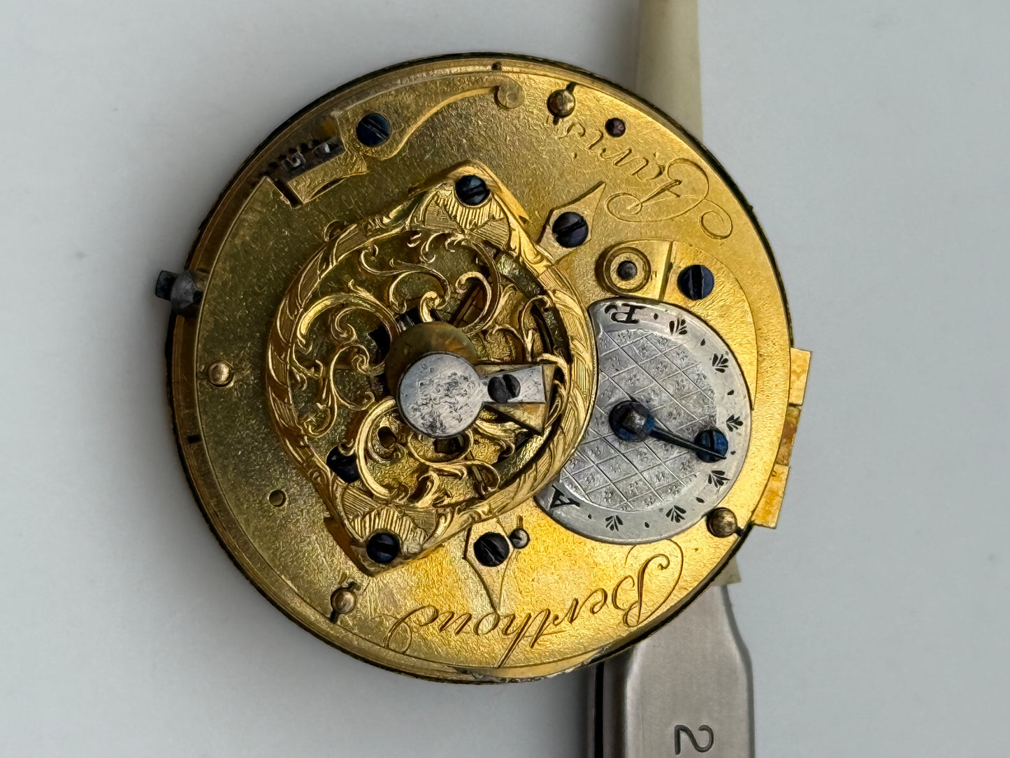 berthoud paris serpentaine chain watch pocket watch movement movimento 32mm