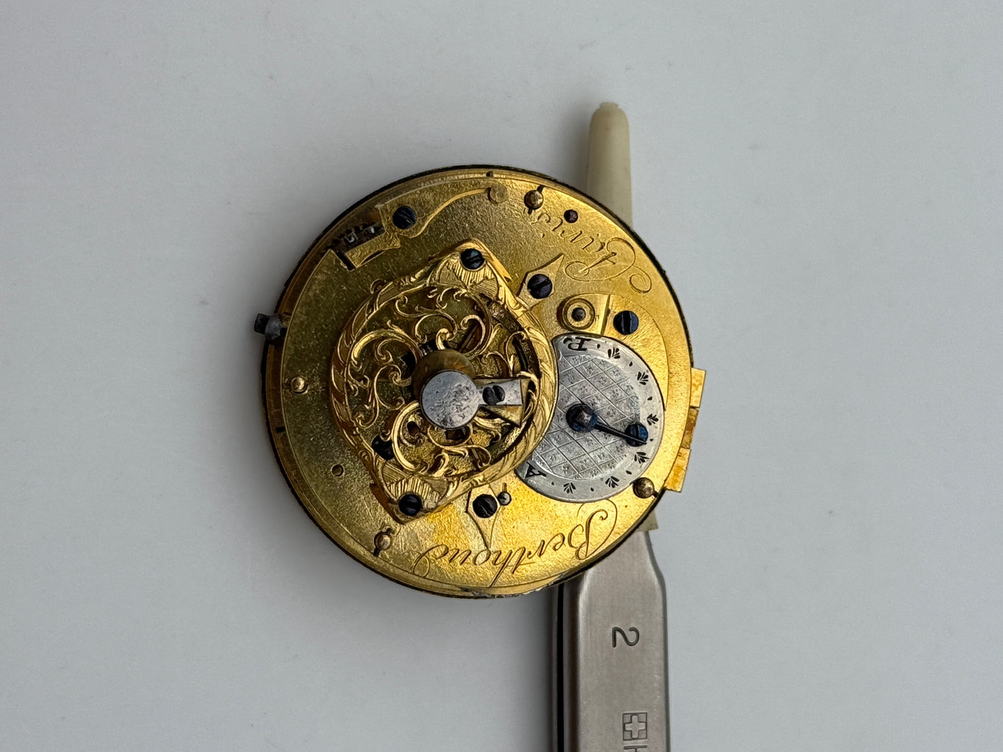 berthoud paris serpentaine chain watch pocket watch movement movimento 32mm