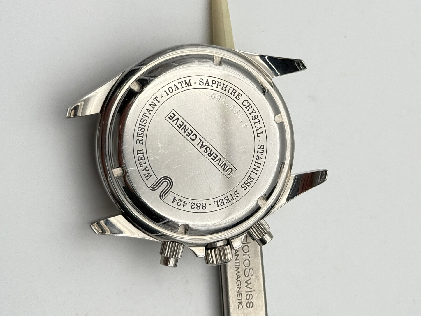 universal geneve aerocompax chrono 40mm 822.424. cassa case