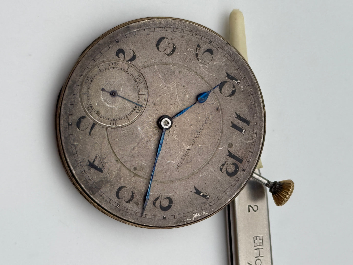 cantonal watch 43mm pocket watch movement movimento