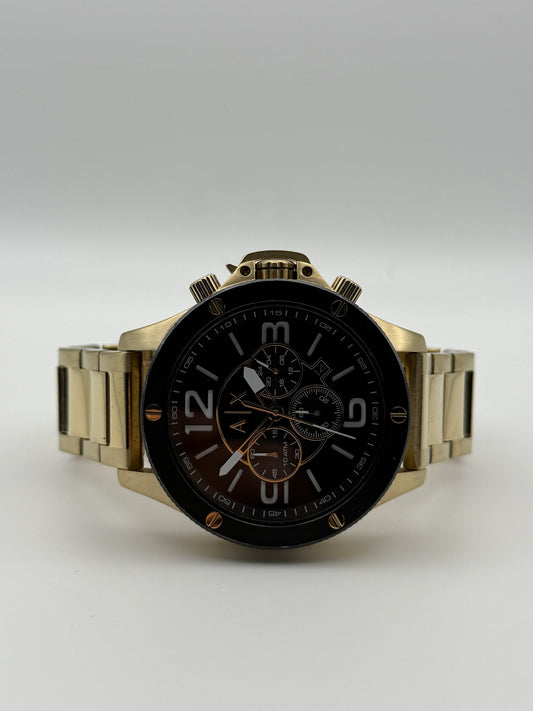 armani exchange ax1511 51mm chronograph quartz watch