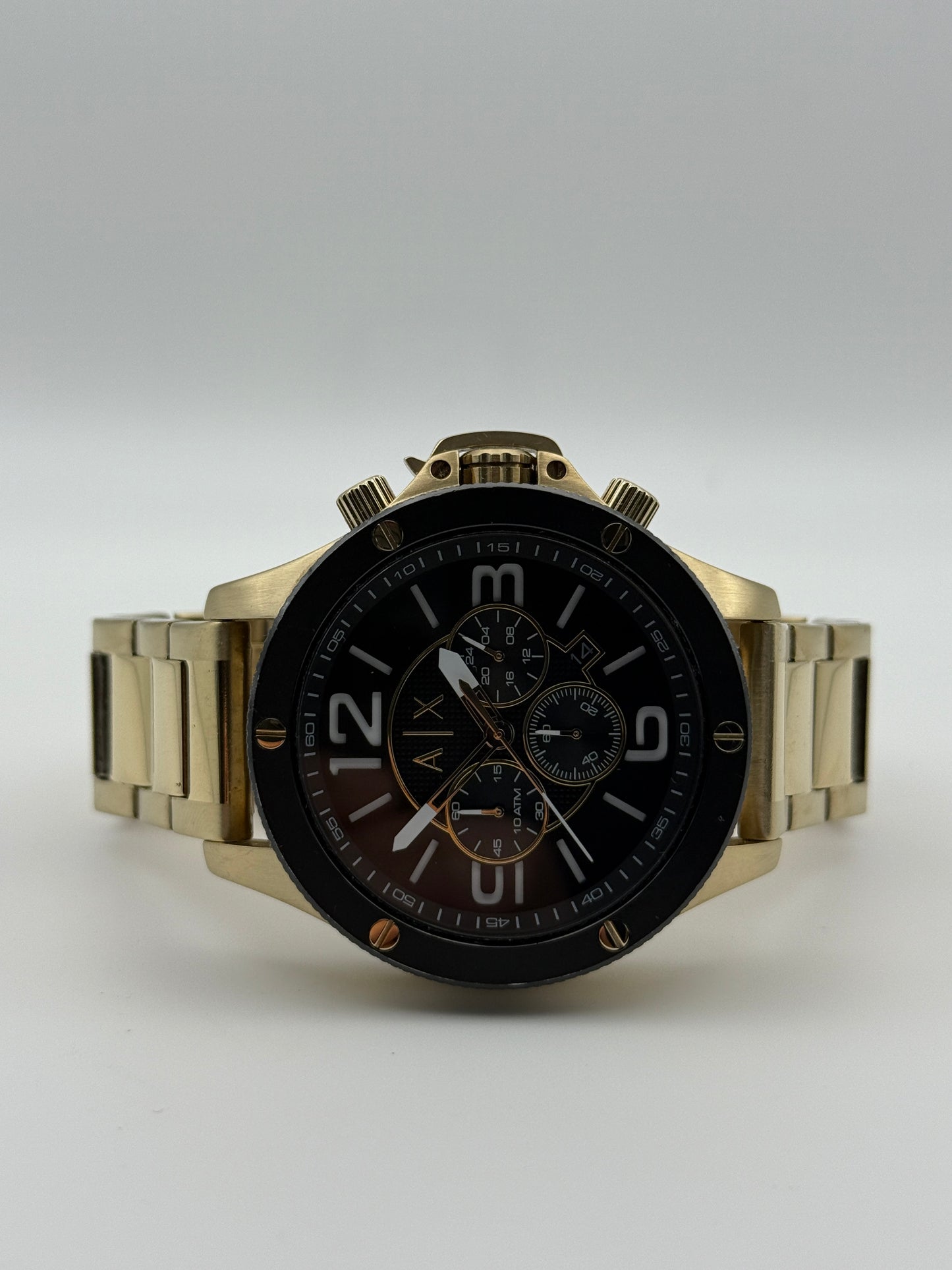 armani exchange ax1511 51mm chronograph quartz watch