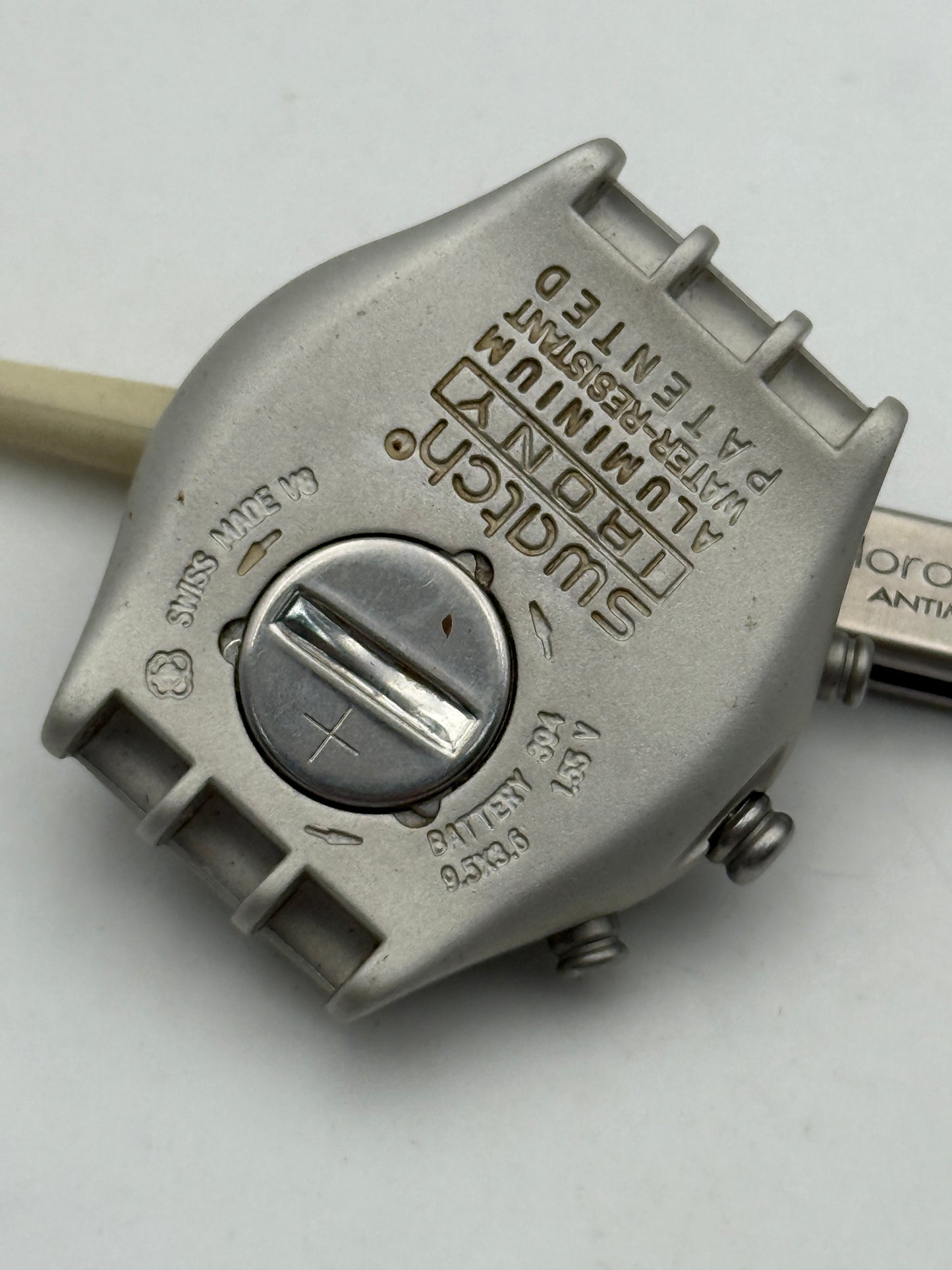 swatch irony chrono aluminium 35mm quartz