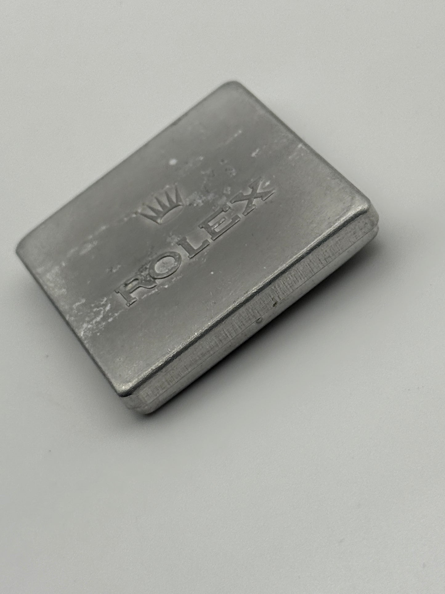 rolex box swiss made scatola spare parts ricambi aluminium vintage