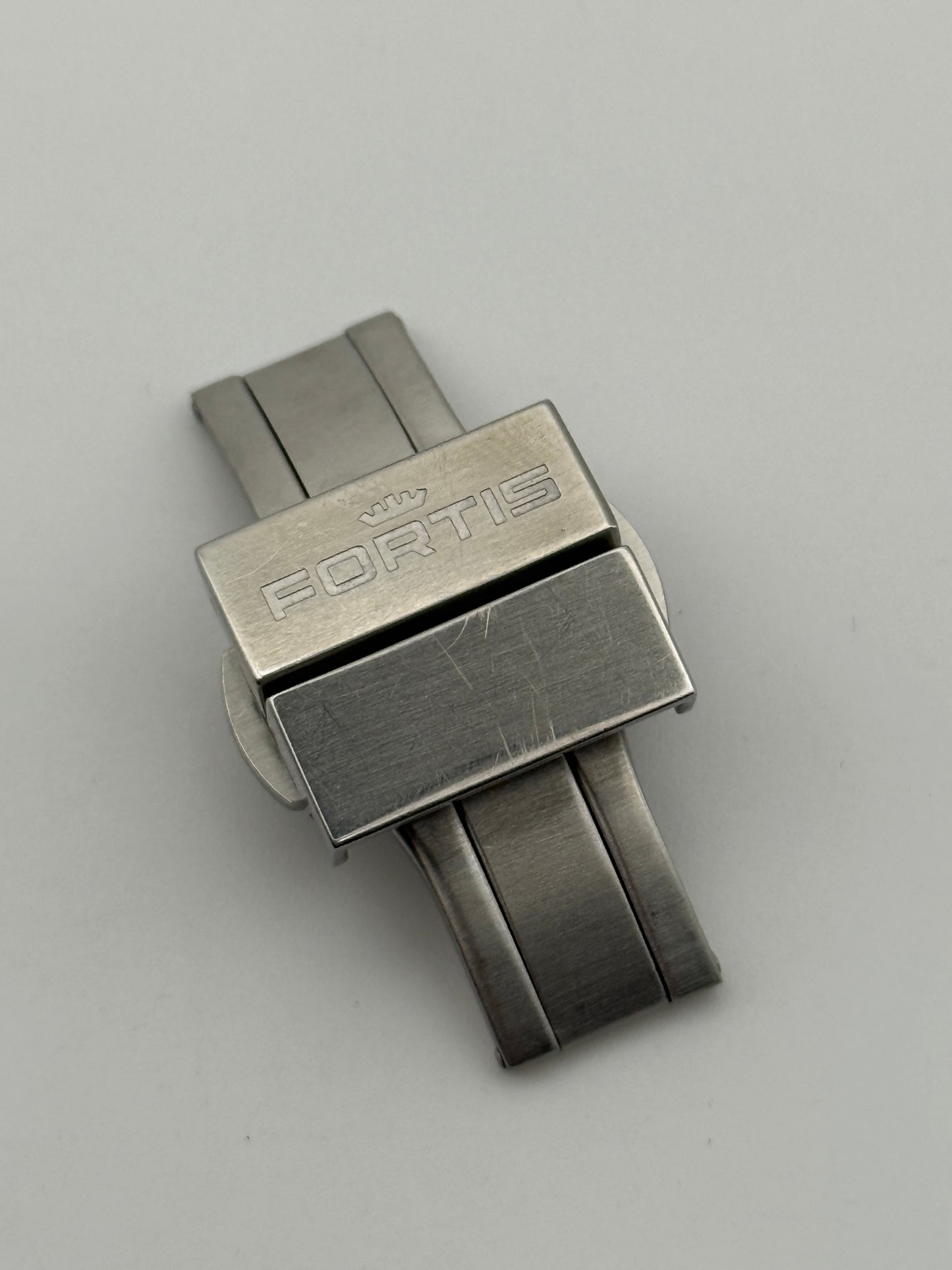fortis fibbia buckle deployante swiss made spacematic 18mm