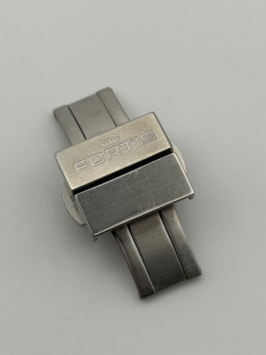 fortis fibbia buckle deployante swiss made spacematic 18mm