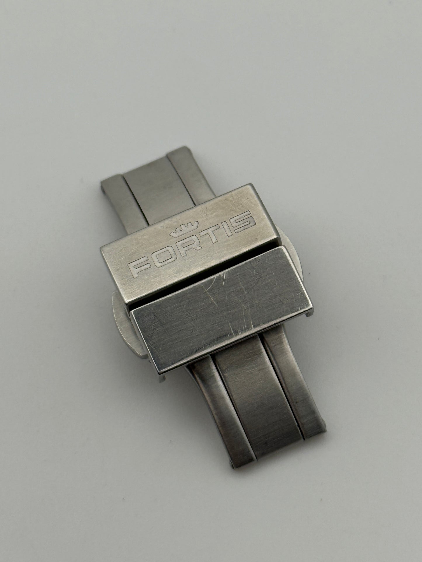 fortis fibbia buckle deployante swiss made spacematic 18mm