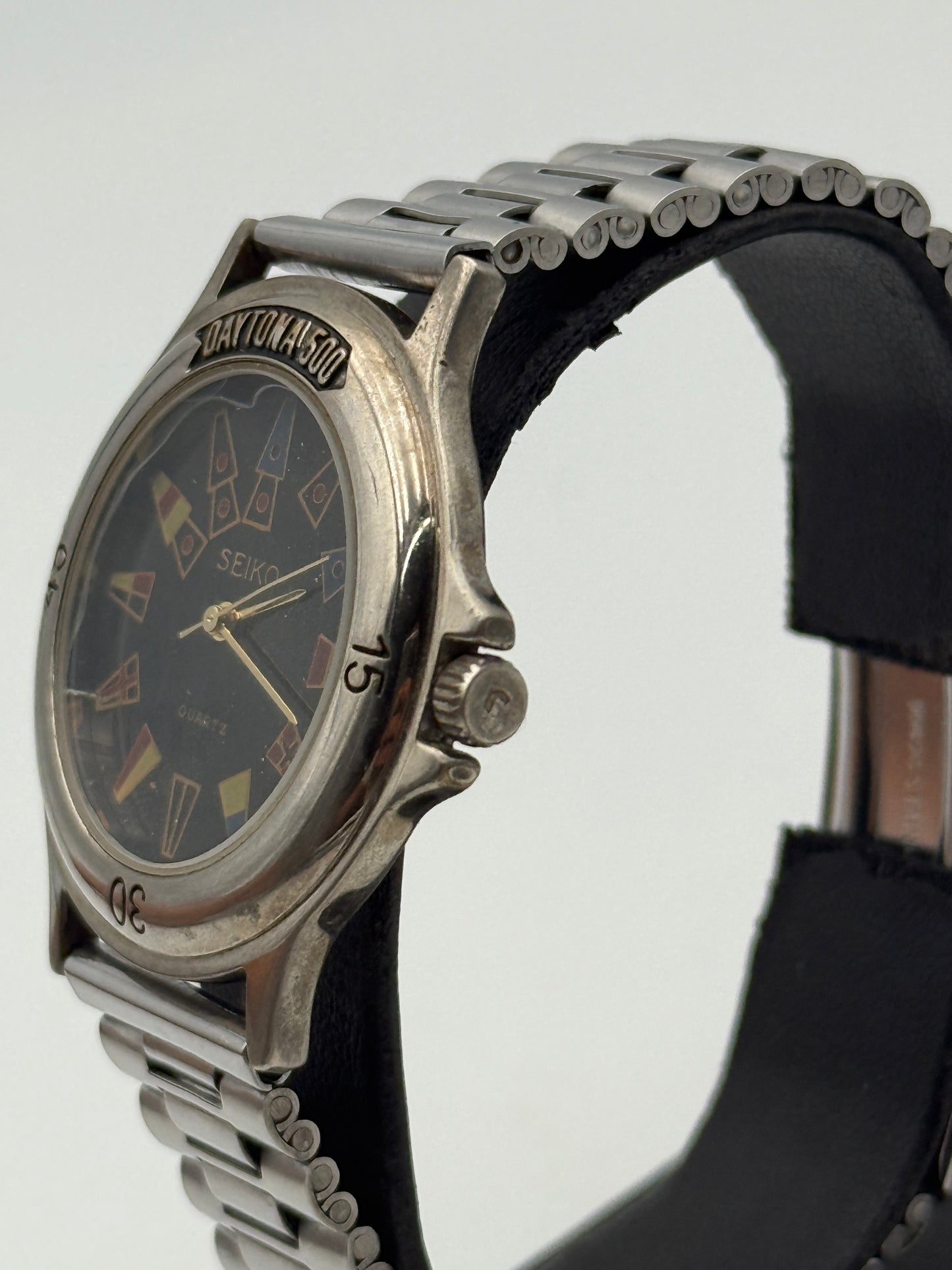 seiko daytona 500 0232 36mm quartz