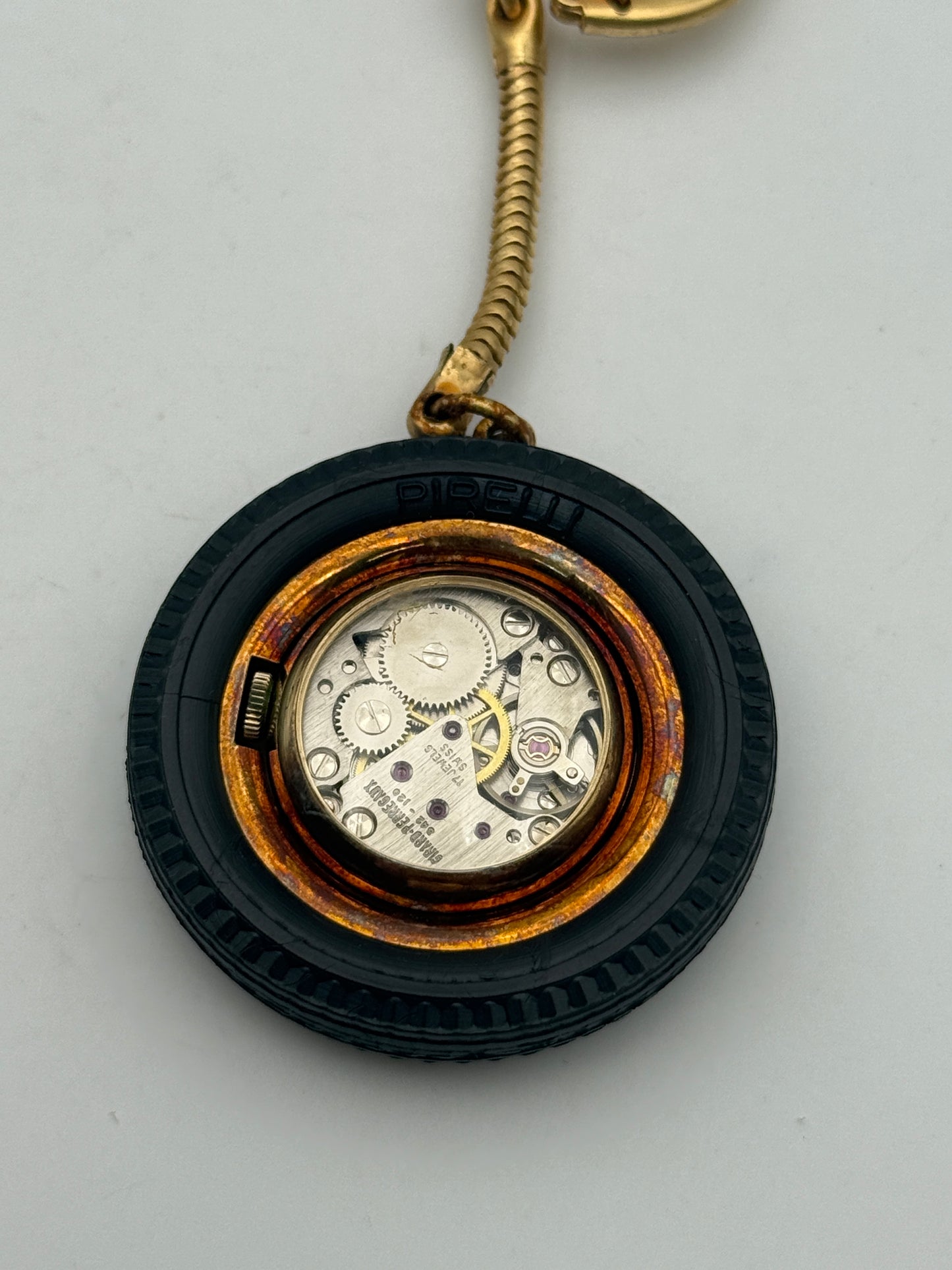 girard perregaux ruotino wheel pirelli 542-120 41mm NOS