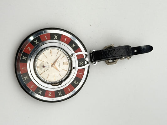 hermin roulette pocket watch 45mm vintage rare