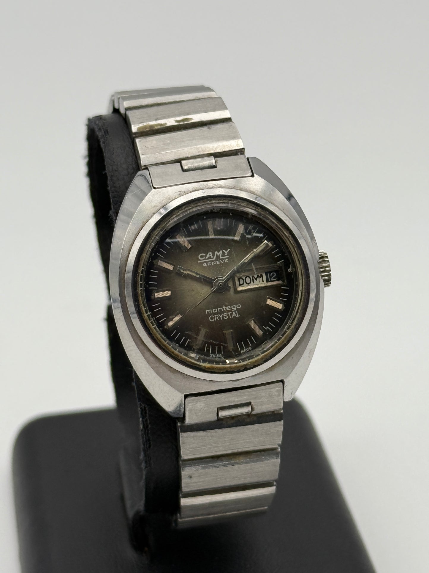 camy montego swiss made eta 2671 automatic crystal 26mm