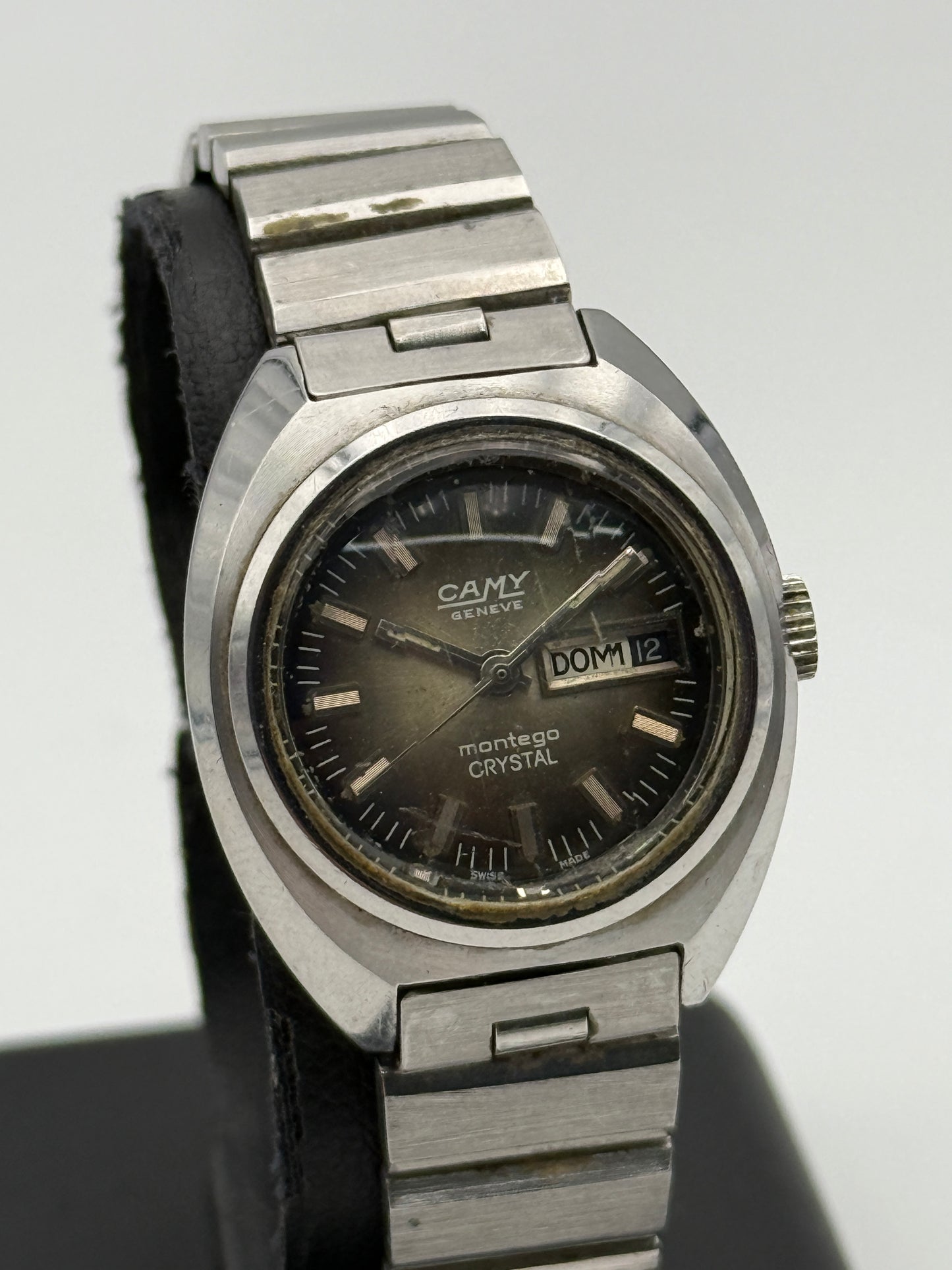 camy montego swiss made eta 2671 automatic crystal 26mm