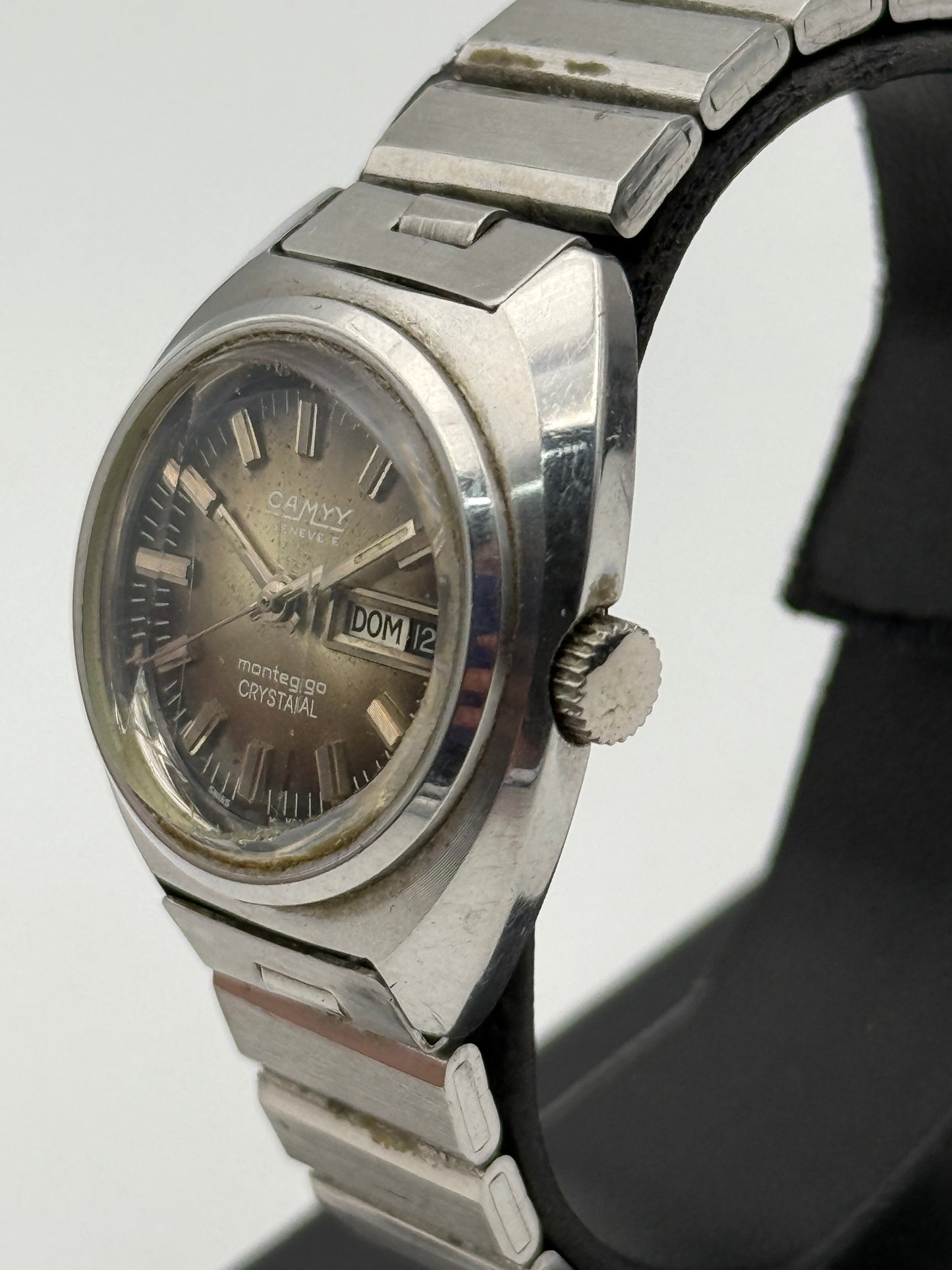 camy montego swiss made eta 2671 automatic crystal 26mm