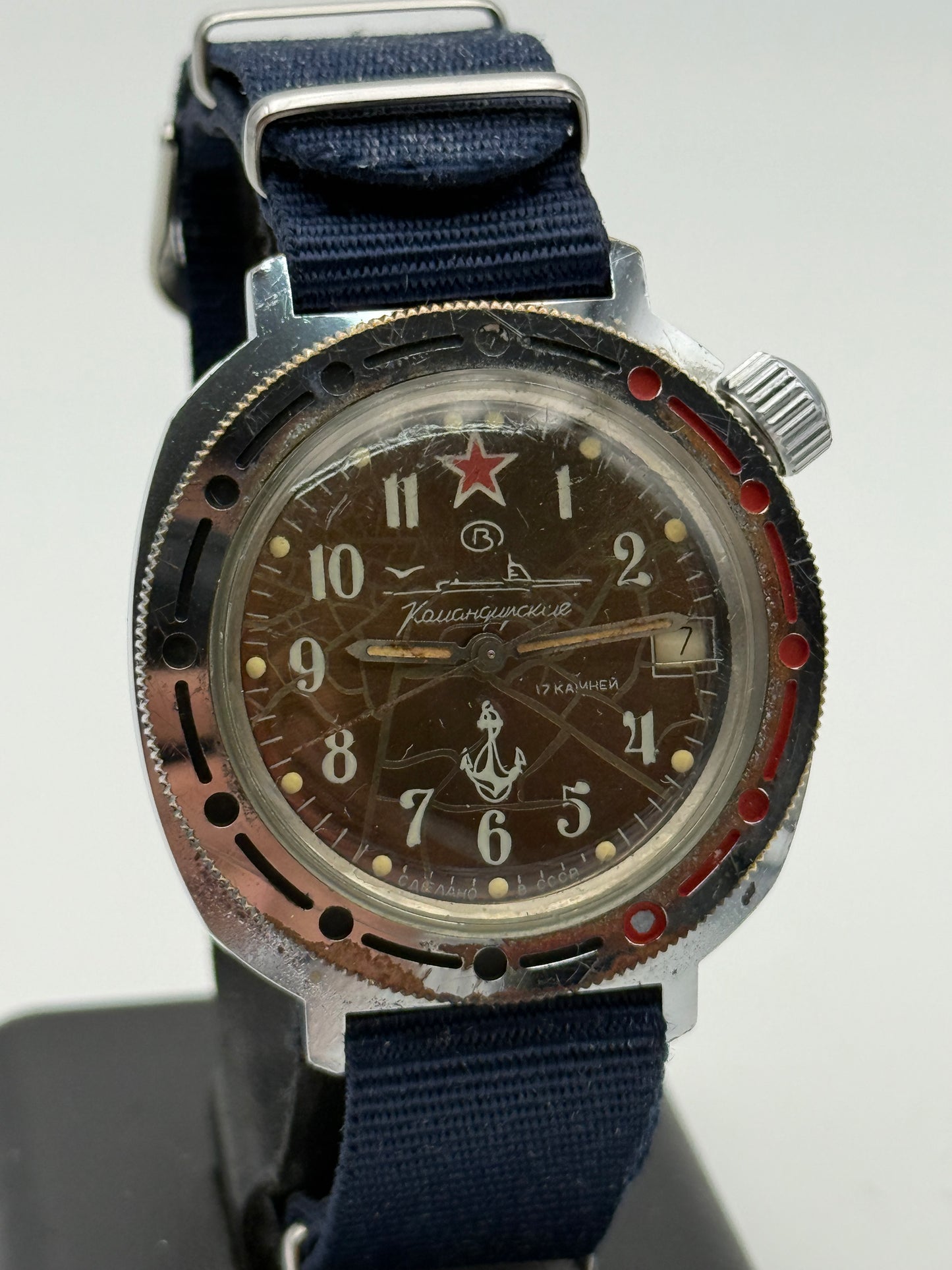 vostok komandirskie cccp herren hur 39mm vintage