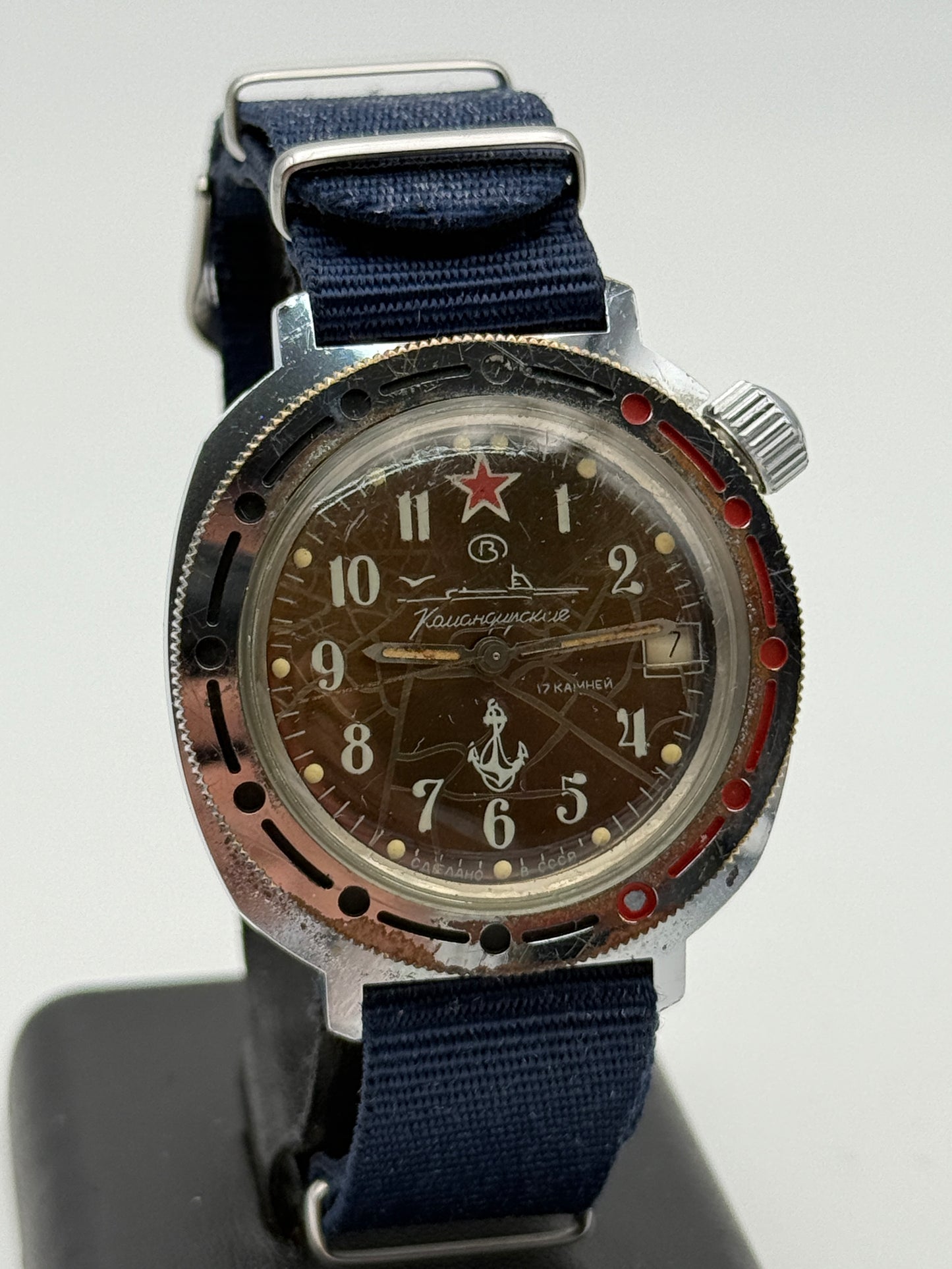 vostok komandirskie cccp herren hur 39mm vintage