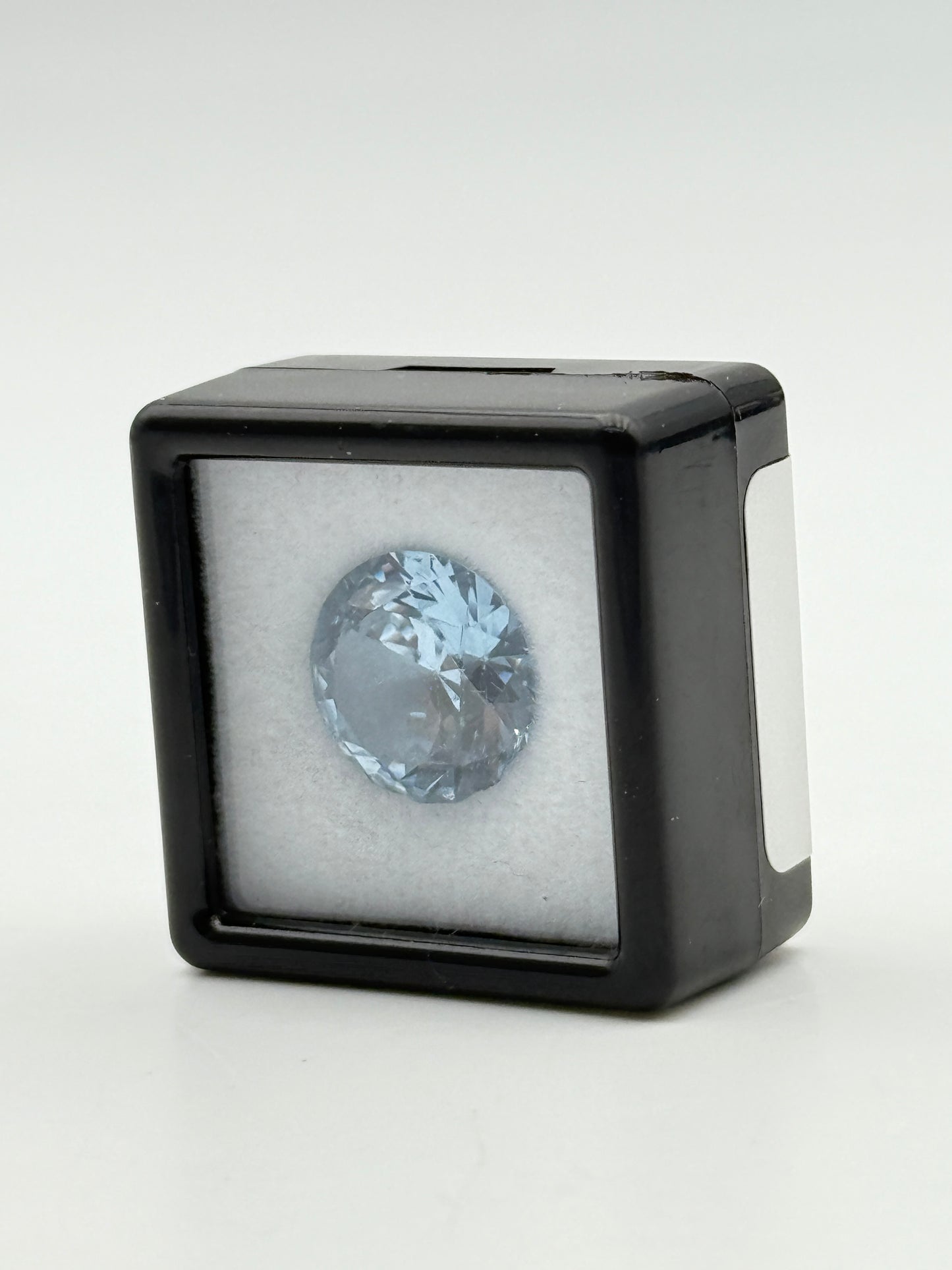acquamarina brillante rotonda natural 7.34ct