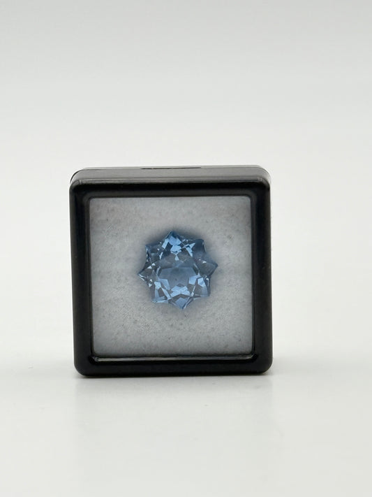 acquamarina rotonda natural naturale 6.42ct