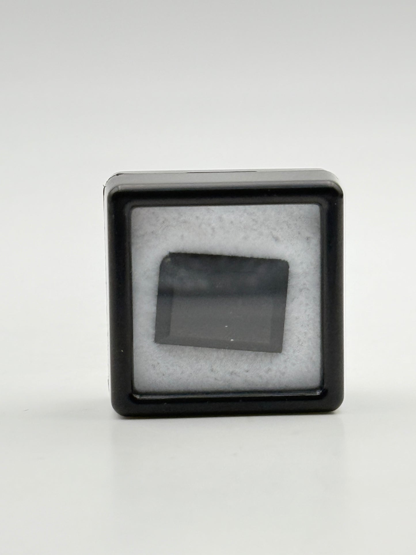 ossidiana nera quadrata natural naturale 6.72ct