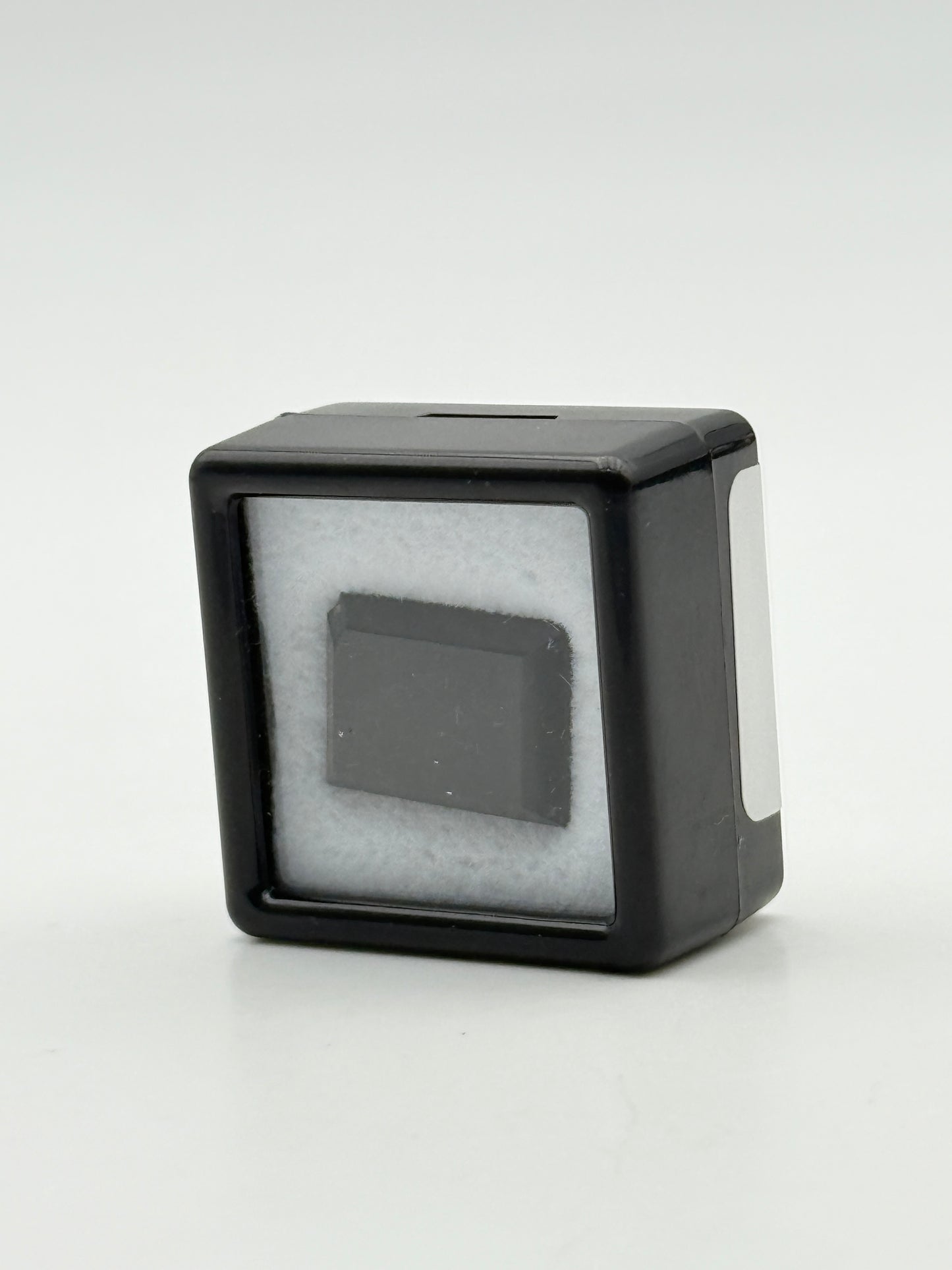 ossidiana nera quadrata natural naturale 6.72ct